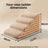 Two-step foam pet stairs with plaid cover, photo 8 of 11
