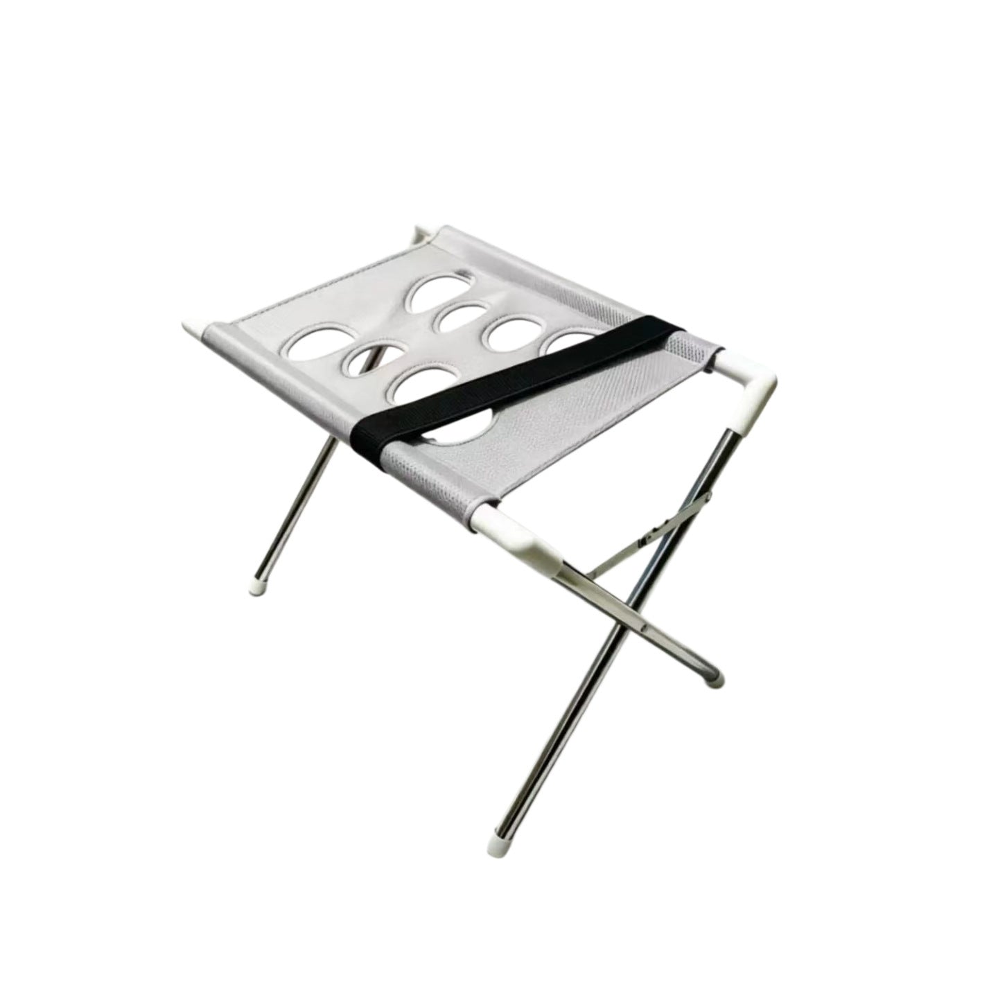 Foldable Pet Grooming Hammock Stand with Restraint Sling