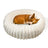 Round Plush Calming Bed for Dogs, Cats and Rabbits, 40-120cm