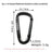 Outdoor Portable Folding Silicone Pet Bowl with Carabiner, 350ml and 650ml Sizes