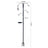Garden bird feeding station attachments with tube feeder and tray, view 6