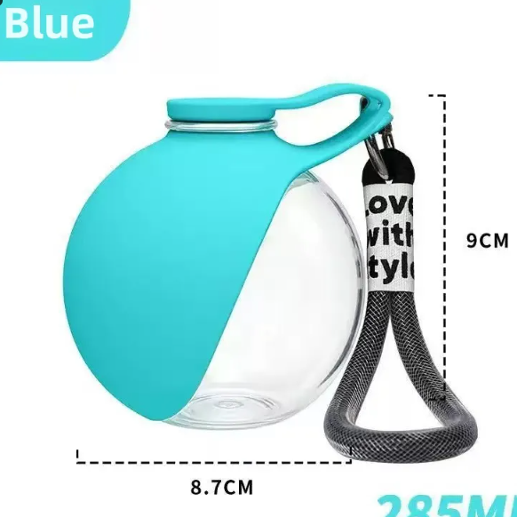 Portable Foldable Pet Travel Water Bottle in Food-Grade Plastic or 304 Stainless Steel