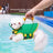 Small dog swim vest life jacket in yellow with wings, view 9