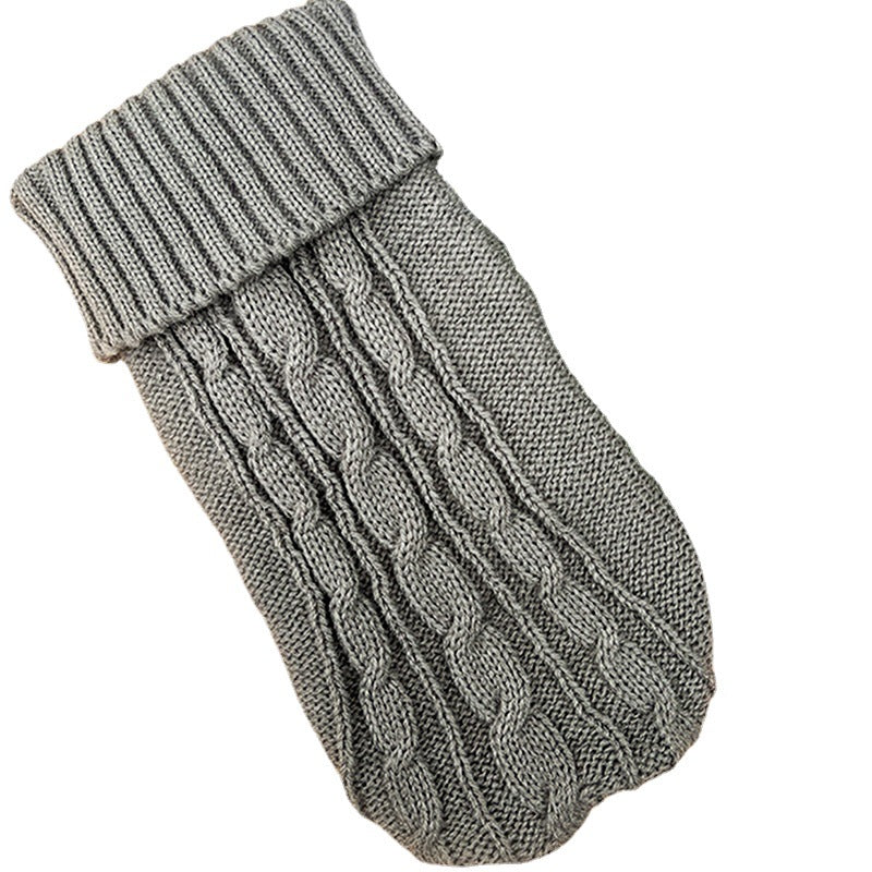 Thick acrylic cable knit dog jumper, available in 13 colours, image 5