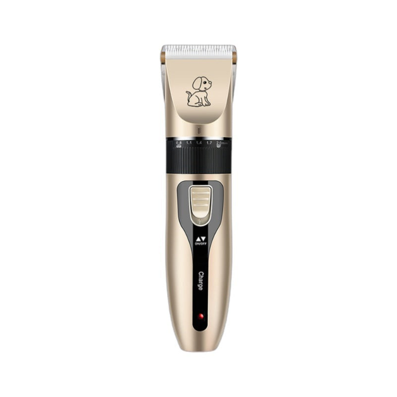 Cordless Pet Clipper Kit with Guide Combs, Scissors and Nail File