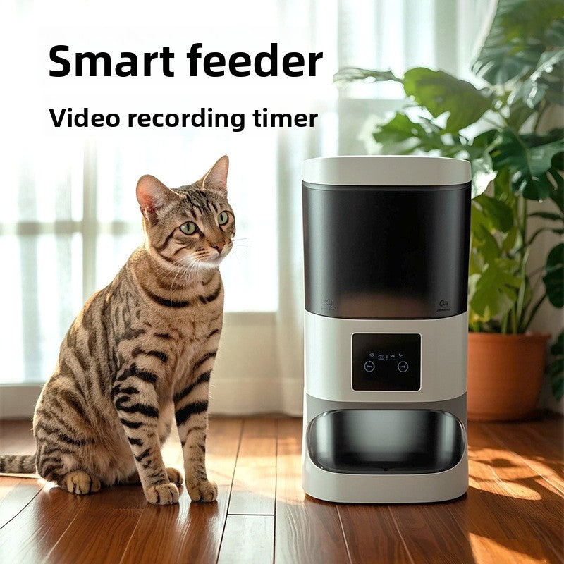 Automatic Pet Feeder with Smart Timer and Camera
