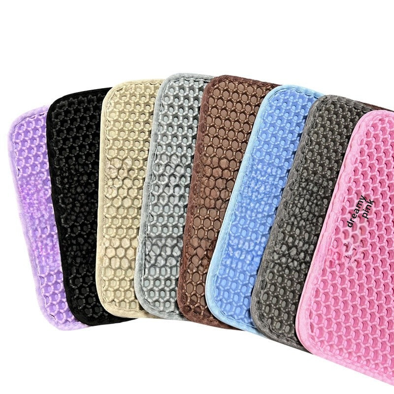 Double Layer Cat Litter Trapper Mat, Flat or Raised Edge Design