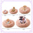 Deep round pet bed for cats and dogs, alternative angle view