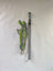 Extendable reflective nylon lead for dogs and cats, close-up detail view