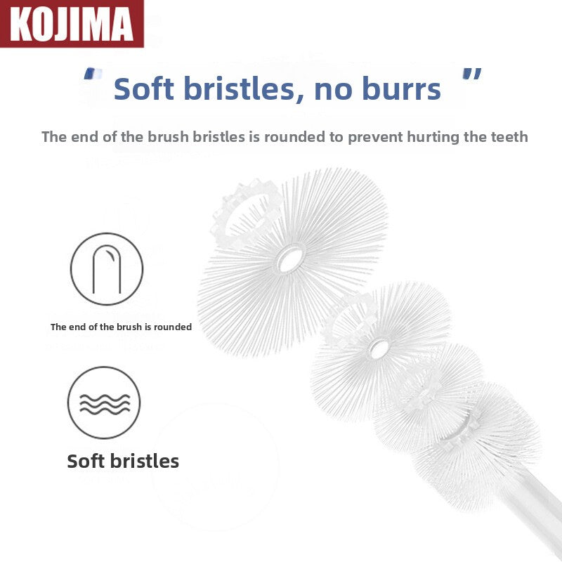 Pet Teeth Cleaning Kit with 360 Toothbrush and Edible Toothpaste