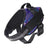 Burst proof dog harness shown in camouflage and bright colours
