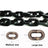 Chain-look plastic dog lead prop in 3 colour options