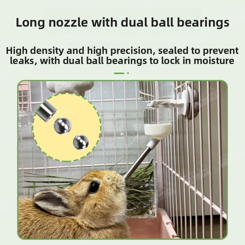 Double Ball Bearing Small Animal Water Bottle