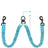 Double-ended nylon dog lead, available from Pet Royale UK