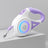 Retractable dog lead with LED light, ideal for everyday use