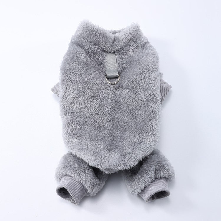 Fleece lined cable knit dog jumpsuit, available in 12 colours, image 25