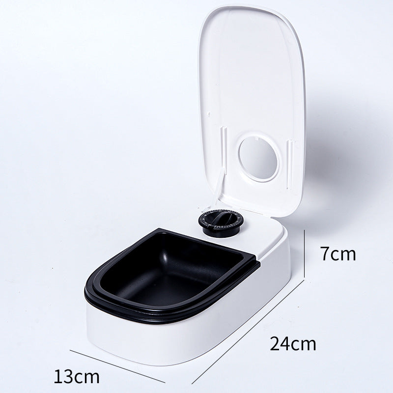 Smart Automatic Pet Feeder with Timed Single or Double Meal Dispensing and Ice Pack Option