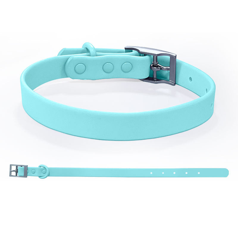 Personalised silicone pet collar with letters, ideal for everyday use