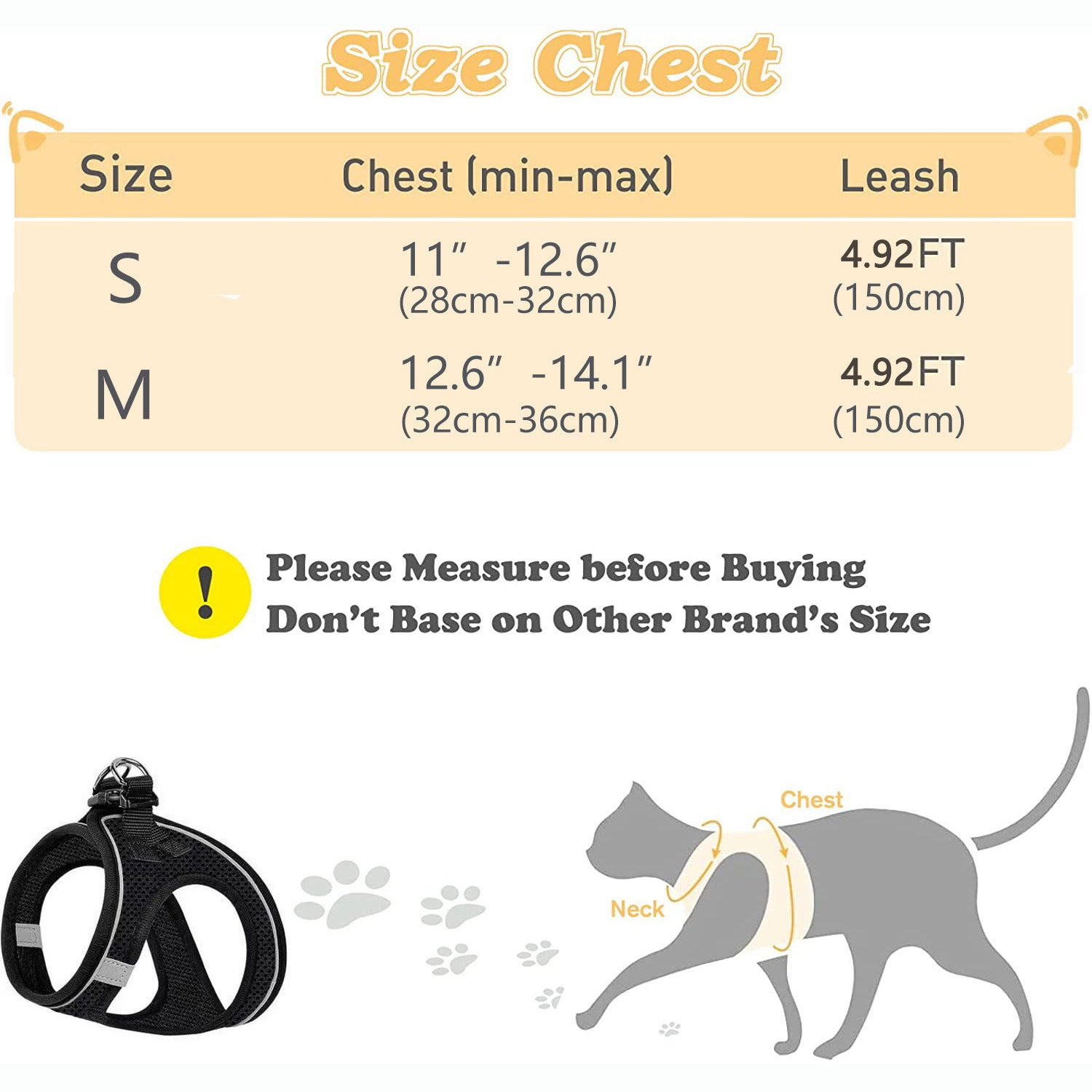 Mesh harnesses for cats and small dogs in eleven colours