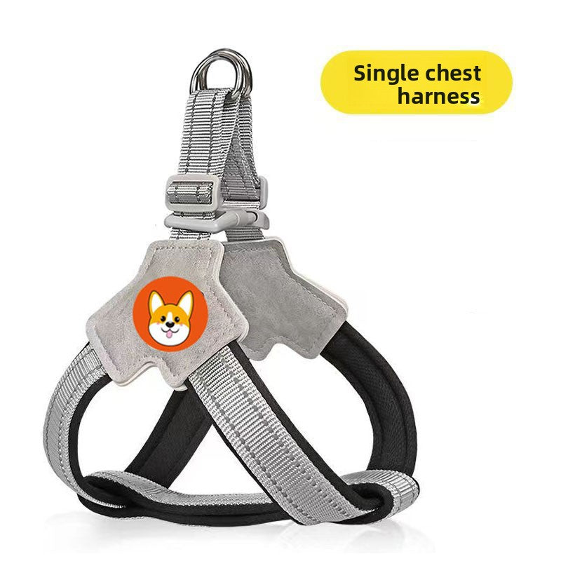 Reflective vest dog harness, ideal for everyday use