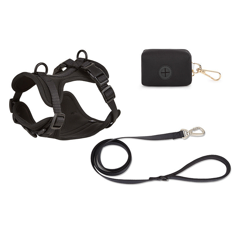 Space print nylon dog harness and lead set, 4 sizes available
