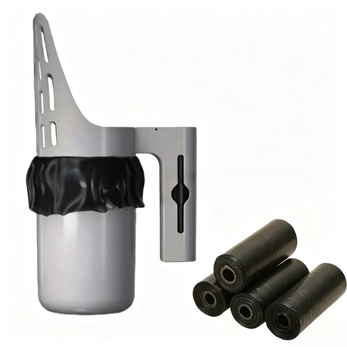 Cat Litter Scoop with Trash Can Storage Box and Bag Rolls