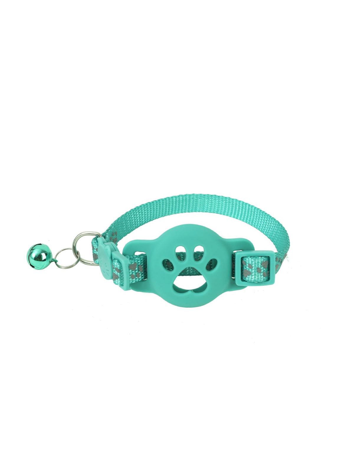 Reflective breakaway cat collar with silicone AirTag case, tag not included, product image 15