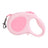 Retractable lead for small and medium dogs in 7 colour options