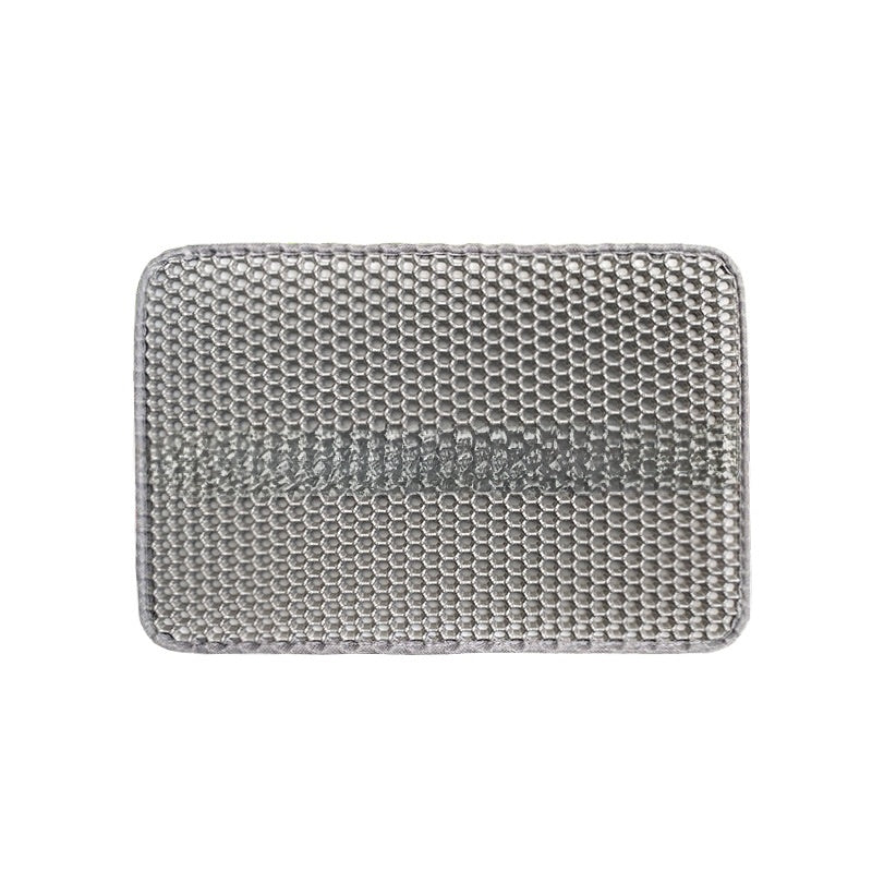 Double Layer Cat Litter Trapper Mat, Flat or Raised Edge Design