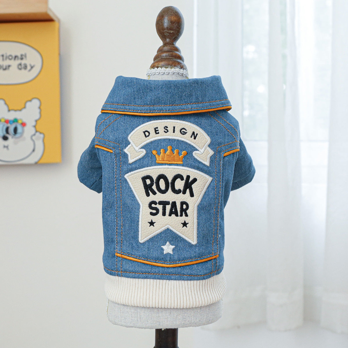 Denim jacket for small dogs and cats, available in 15 colours, image 80
