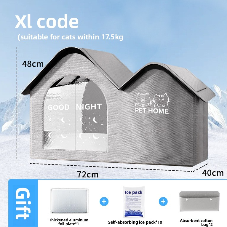 Summer pet cooling house with ice pack slots, product image 5