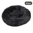 Light brown washable plush round pet bed with anti-slip base, photo 83