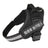 Padded nylon dog harness in camo green on a dog
