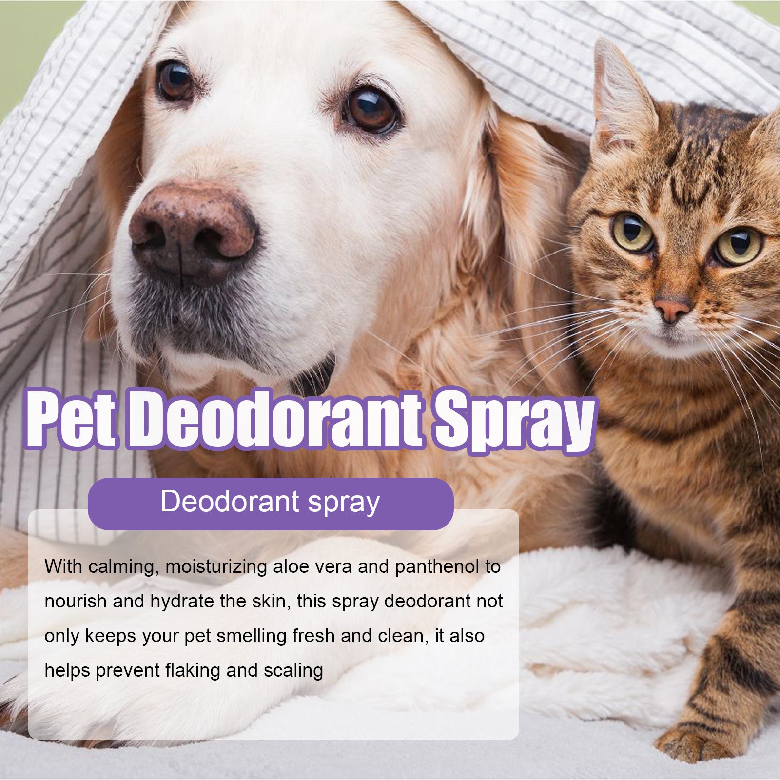 Pet Odour Eliminator Spray for Home, Urine and Stool Smells