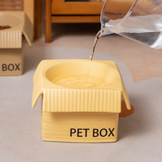 Ceramic Cat Food and Water Bowl