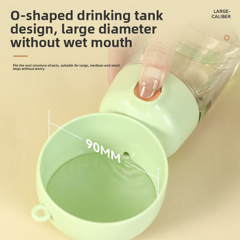 Portable Pet Water Bottle with Feeder