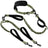 Hands-free double dog lead with bungee buffer, ideal for everyday use