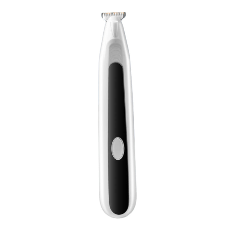 Mini Pet Paw Hair Trimmer with Rounded Blade, Quiet Rechargeable