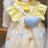 Yellow coral fleece princess dress for dogs and cats, in Yellow, image 4