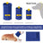 Soft elastic dog ear cover snoods in blue and grey