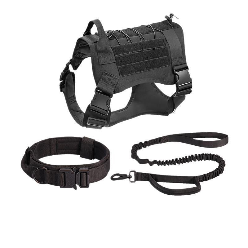 Tactical nylon dog harness for medium and large dogs, 3 sizes available