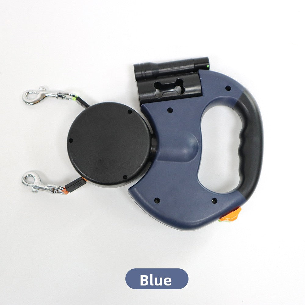 Dual head retractable dog lead with LED light, product image 11