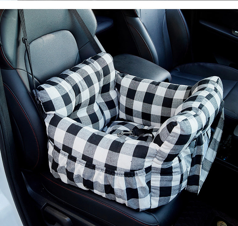 Portable car pet bed for small dogs, detail photo 6
