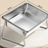 Elevated Double Dog Bowl in 304 Stainless Steel, Anti-Spill Non-Slip Feeder for Large Dogs