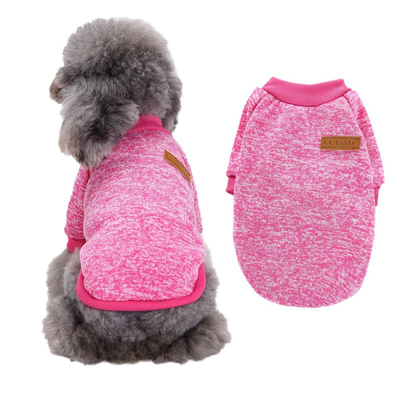 Soft knit fleece jumper for small dogs and cats, available in 12 colours, image 78