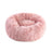 Round plush pet nest bed, photo 5 of 25