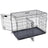Foldable wire pet crate with removable tray, detail photo 3