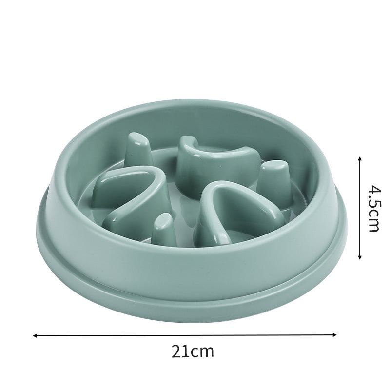 Dog Slow Food Bowl Anti-choking Pet Eater Bottom