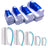 Floating magnetic aquarium glass cleaner on tank glass, view 3