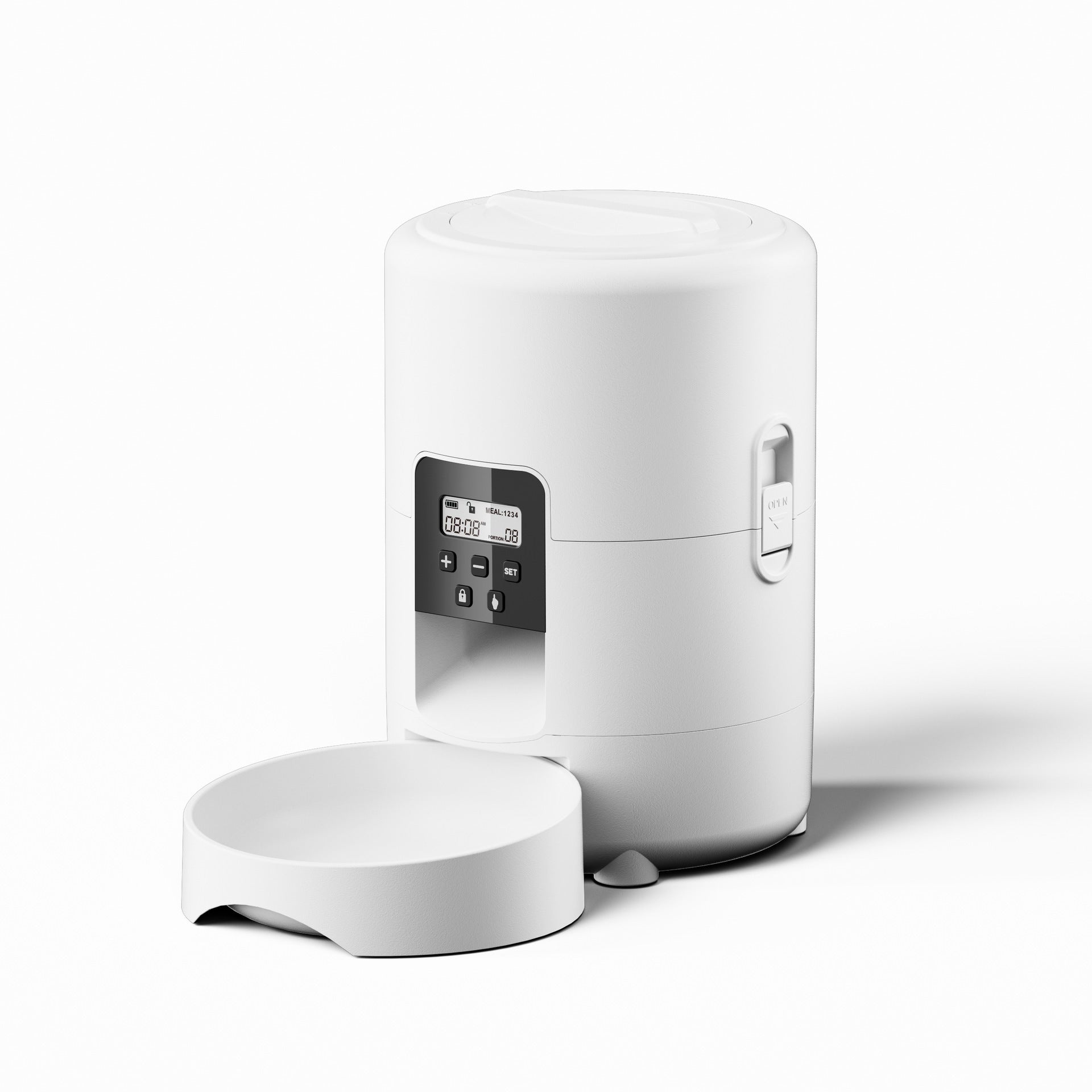 Smart WiFi Automatic Pet Feeder with Camera, 2L Capacity for Cats and Dogs